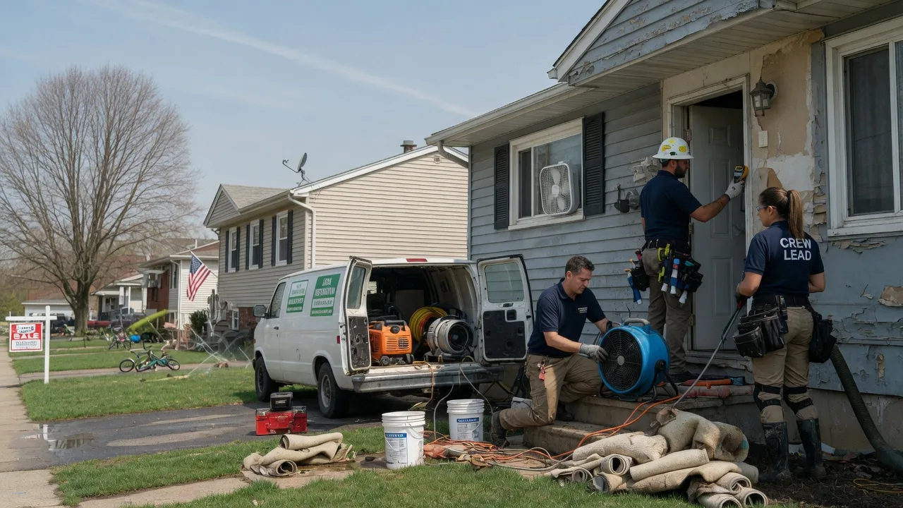 Flood Cleanup in Phoenixville, PA near me